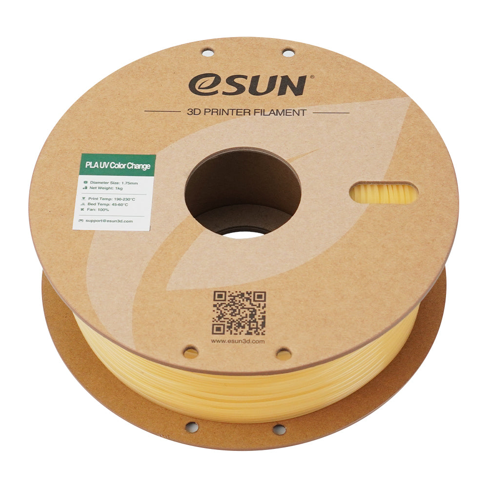 Filament PLA UV měnící barvu, žlutá | eSUN