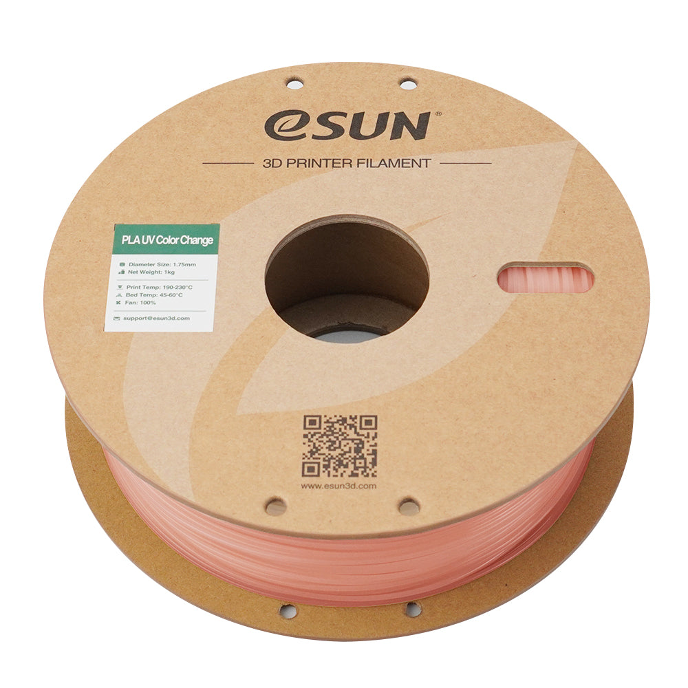Filament PLA UV měnící barvu, červená | eSUN