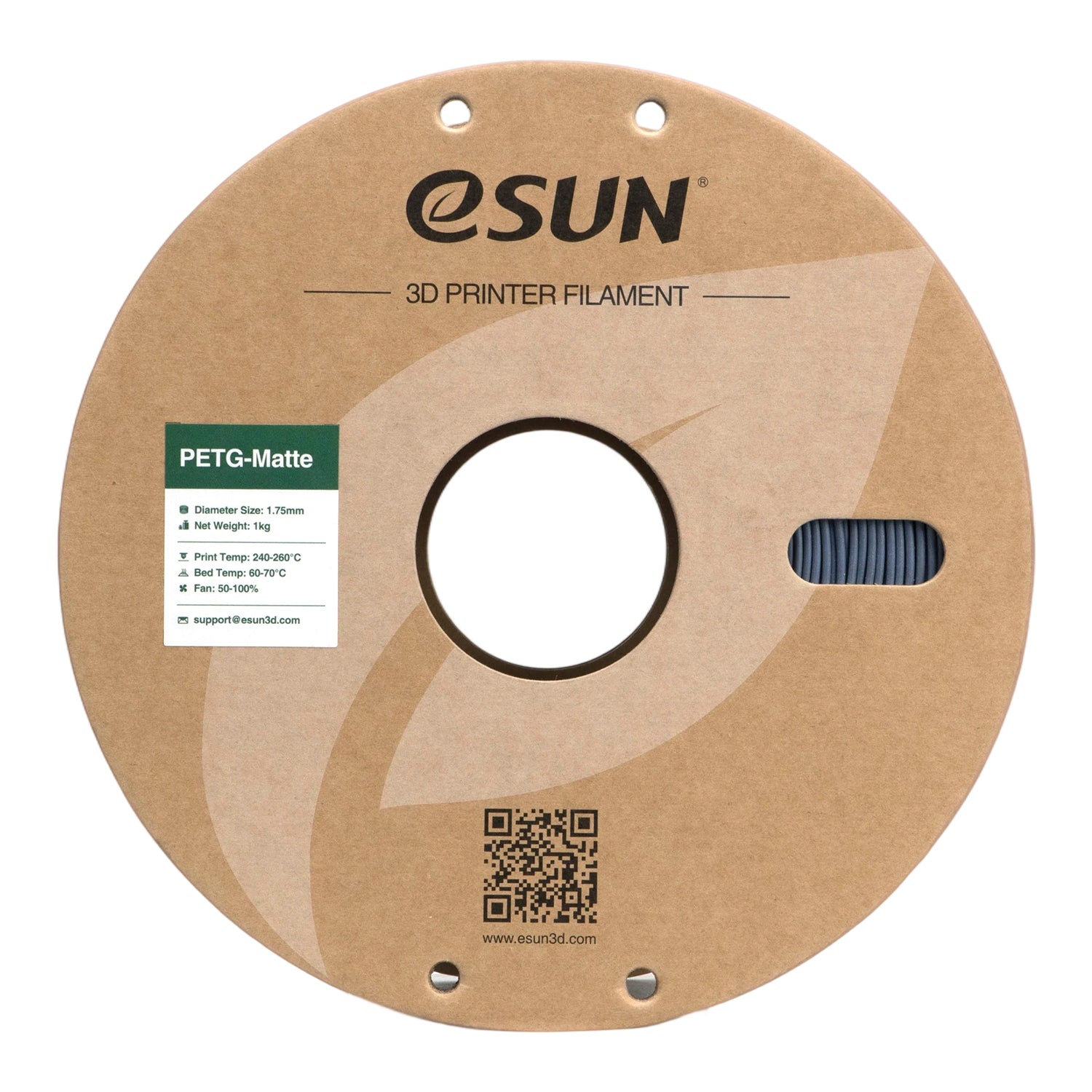 Filament PETG matná šedomodrá | eSUN