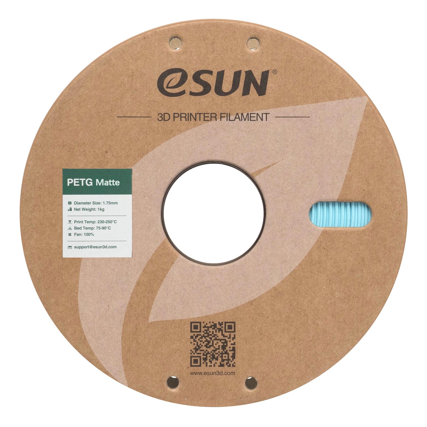 Filament PETG matný světle modrá | eSUN