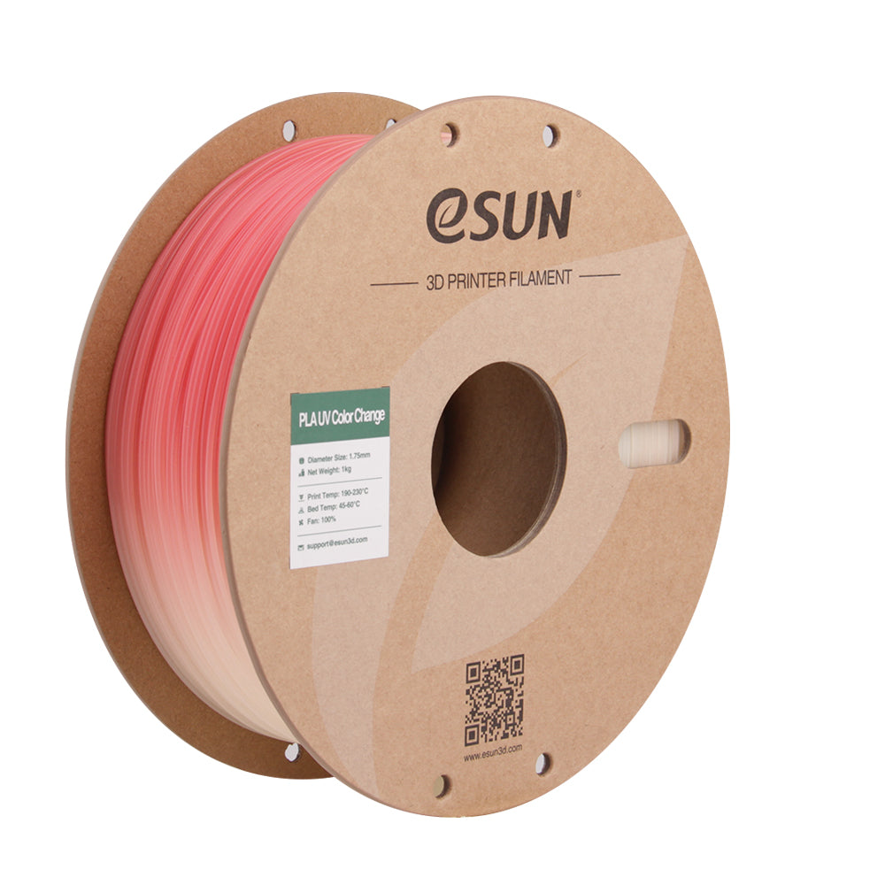 Filament PLA UV měnící barvu, červená | eSUN