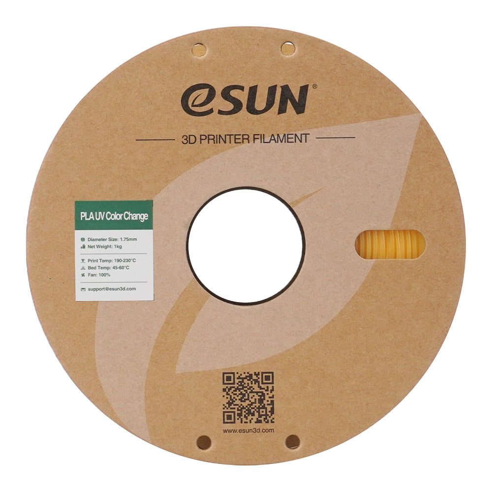 Filament PLA UV měnící barvu, žlutá | eSUN