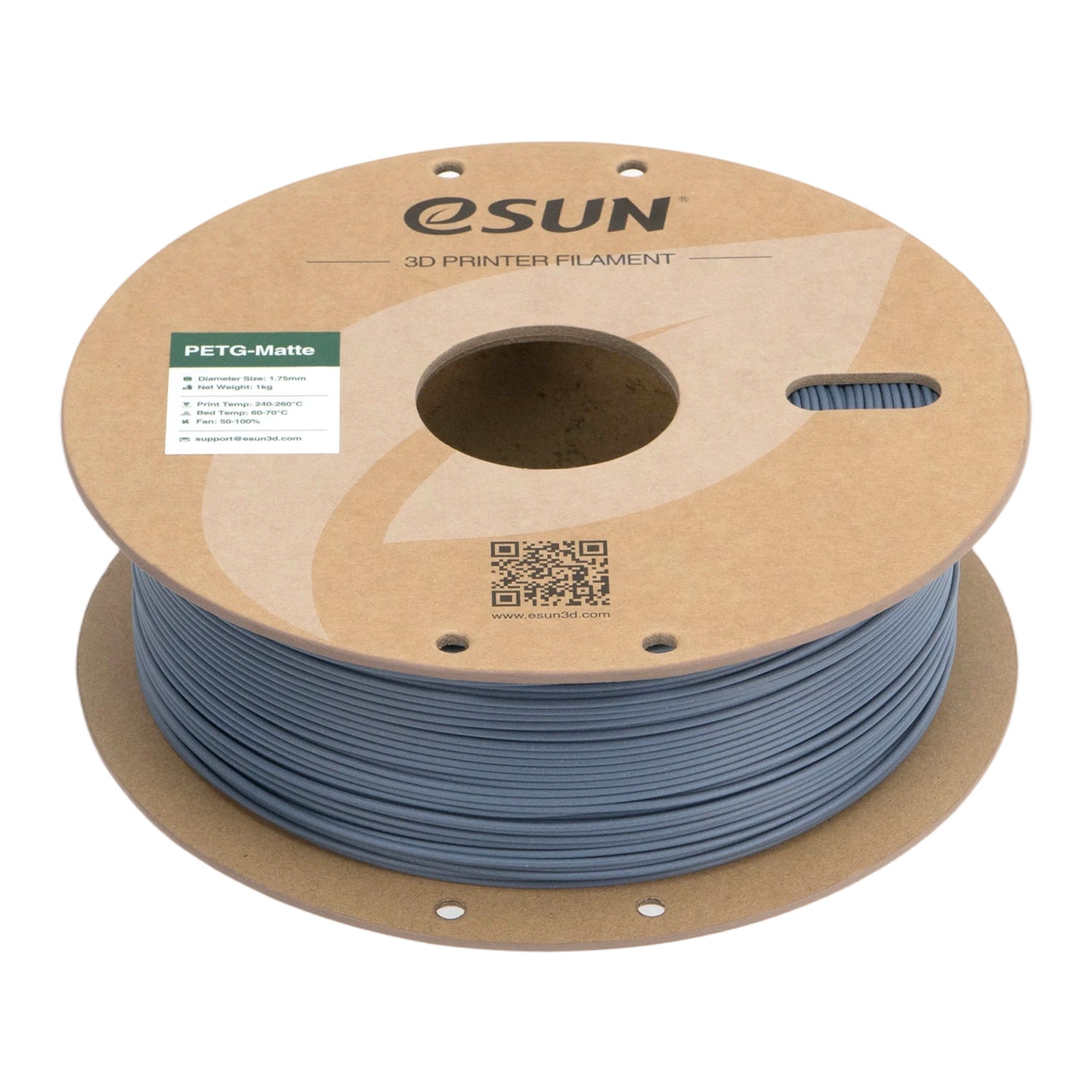 Filament PETG matná šedomodrá | eSUN