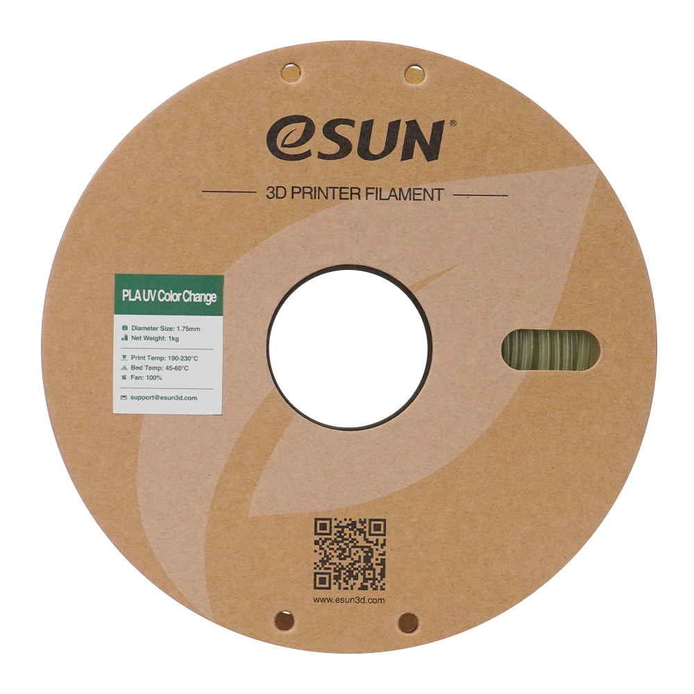 Filament PLA UV měnící barvu, zelená | eSUN