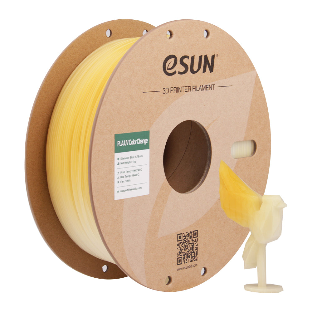 Filament PLA UV měnící barvu, žlutá | eSUN