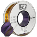 Cívka filamentu Silk PLA Tri Color černá zlatá fialová, Prof. Lab, 1,75 mm