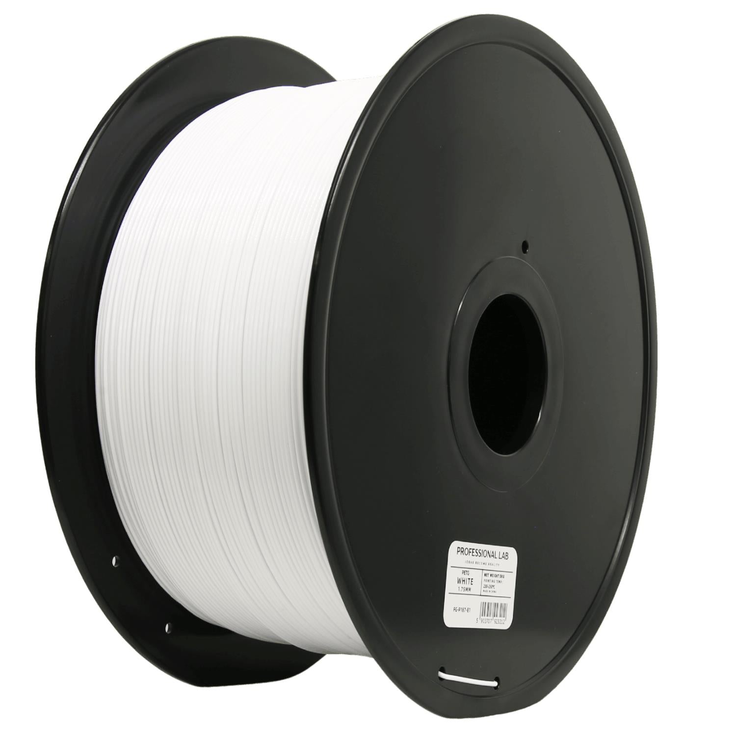 Cívka filamentu PETG bílá 3 kg, Prof. Lab, 1,75 mm