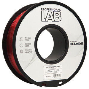 Filament PETG průhledná červená | Prof. Lab