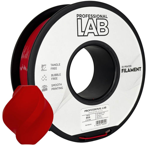 Cívka filamentu PETG červená, Prof. Lab, 1,75 mm