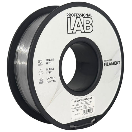 Cívka filamentu PETG průhledná, Prof. Lab, 1,75 mm