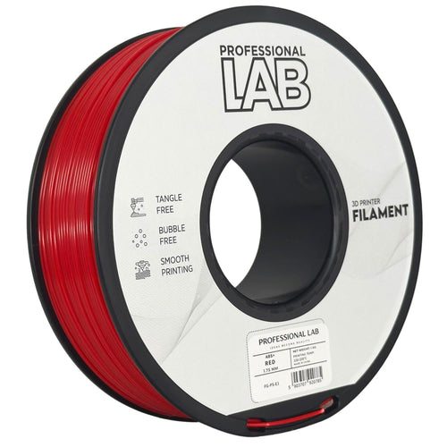 Cívka filamentu ABS+ červená, Prof. Lab, 1,75 mm
