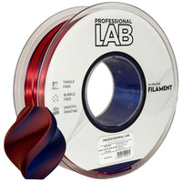 Filament Silk PLA Dual Color červená modrá | Prof. Lab