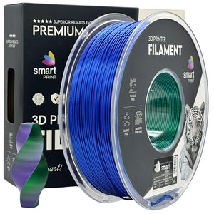 Filament Silk PLA Tri Color modrá zelená fialová | Smart Print