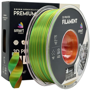 Filament Silk PLA Tri Color červená žlutá zelená | Smart Print