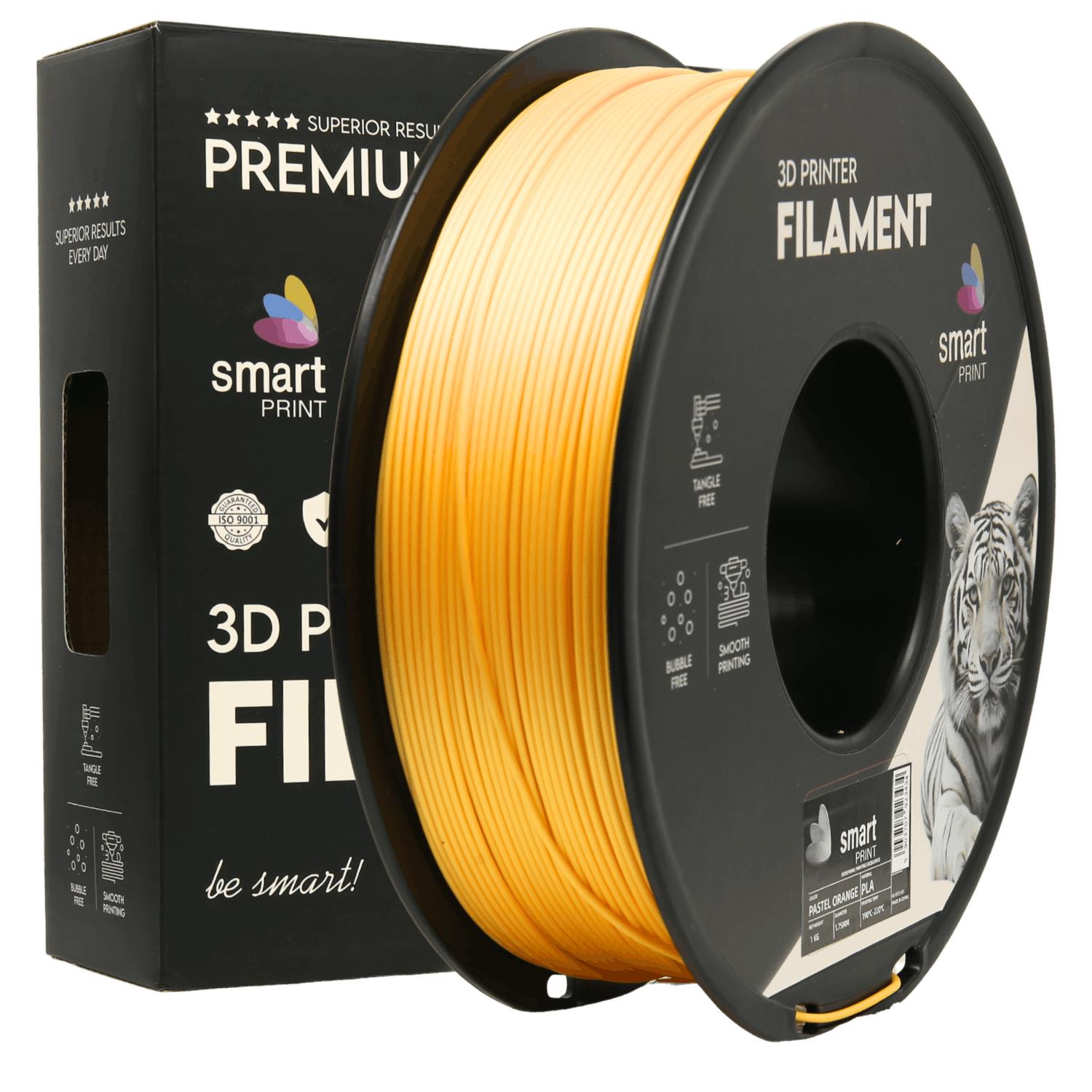 Cívka filamentu PLA pastelová oranžová, Smart Print, 1,75 mm