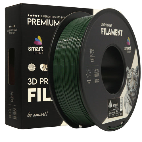 Cívka filamentu PETG olivová zelená, Smart Print, 1,75 mm