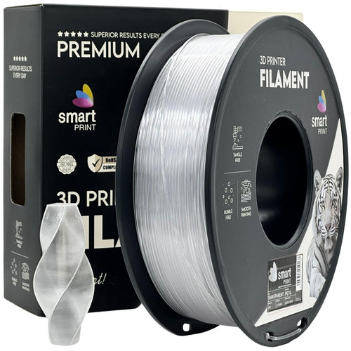 Cívka filamentu PETG průhledná, Smart Print, 1,75 mm