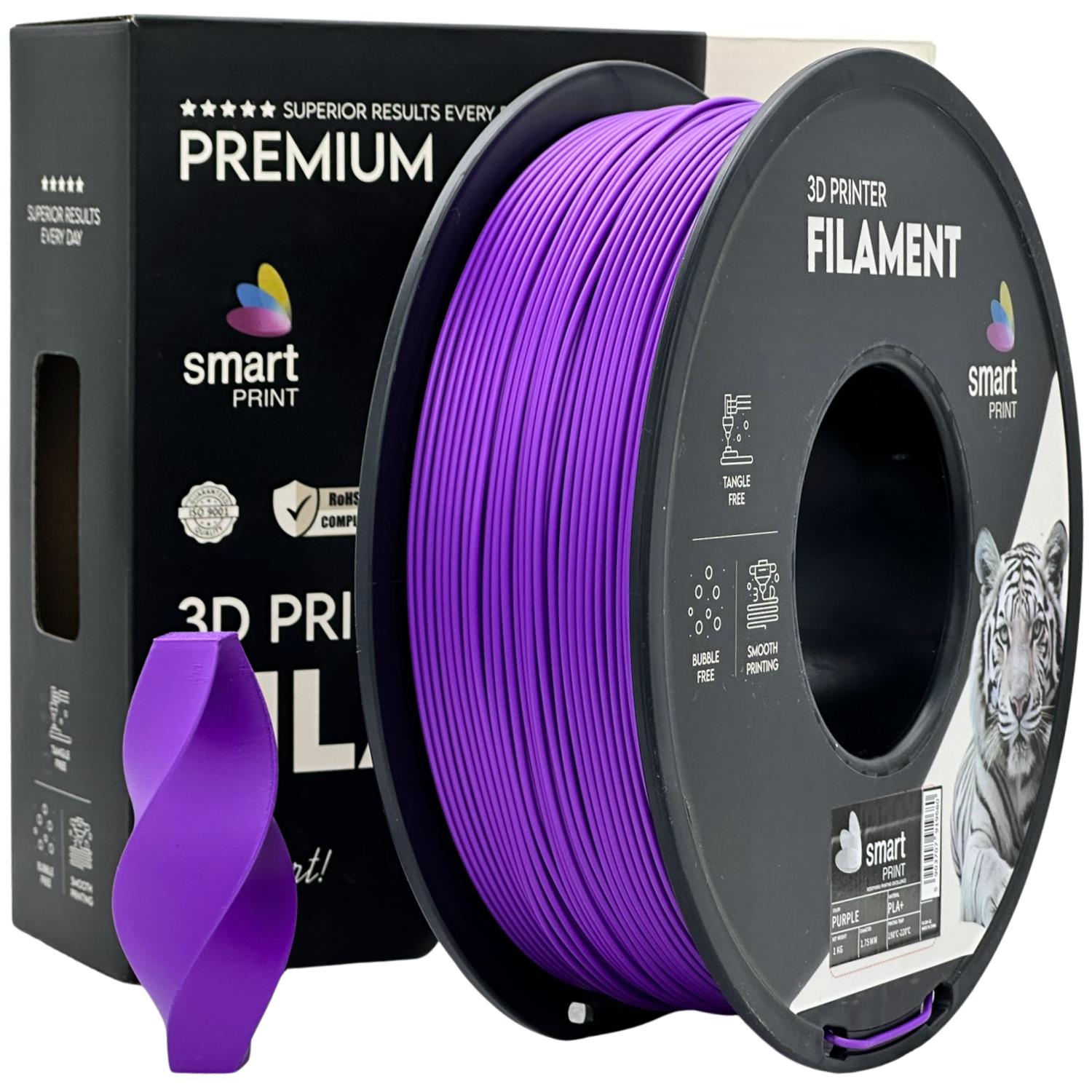 Cívka filamentu PLA+ fialová, Smart Print, 1,75 mm