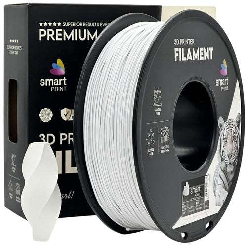 Cívka filamentu PLA bílá, Smart Print, 1,75 mm